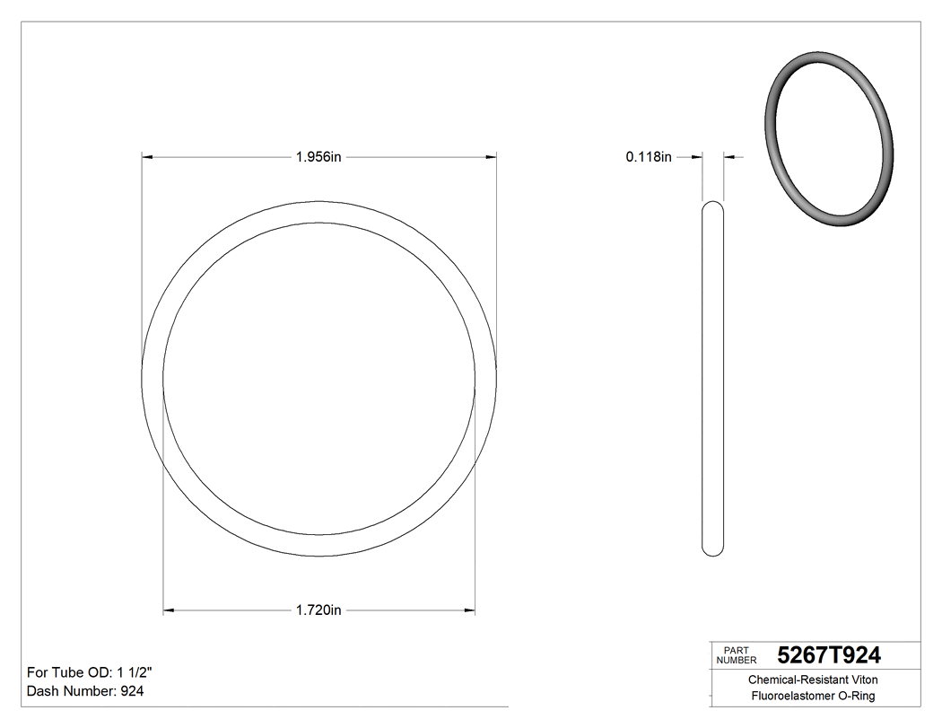 Technical drawing - 5267T824